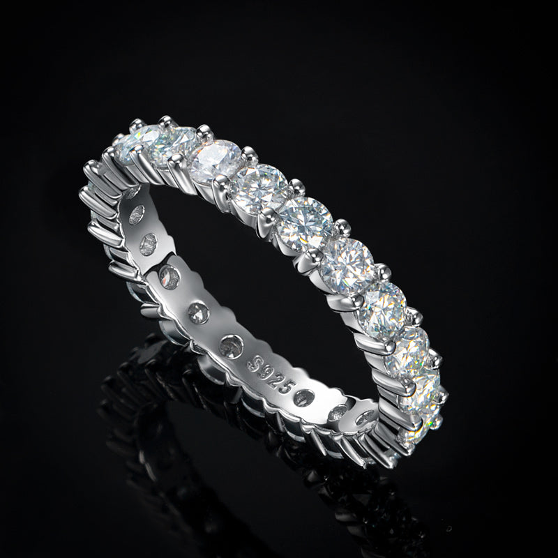 NANLUV Moissanite Eternity Band
