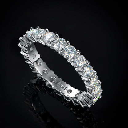 NANLUV Moissanite Eternity Band