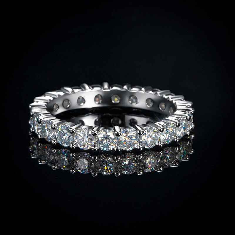 NANLUV Moissanite Eternity Band