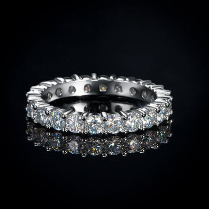 NANLUV Moissanite Eternity Band