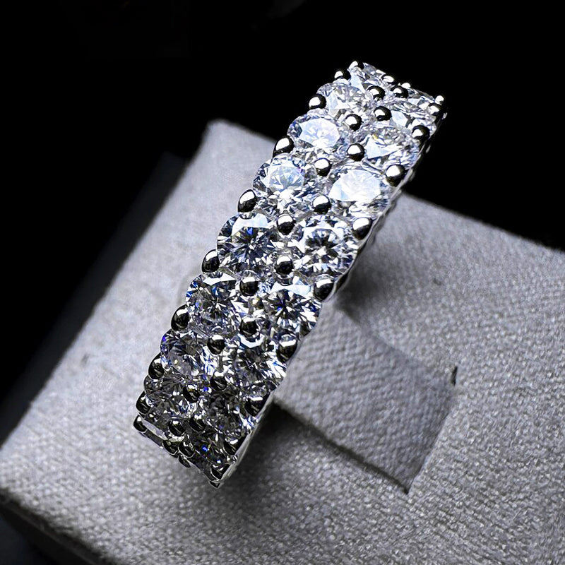 NANLUV Éternelle Royale - Moissanite Eternity Band