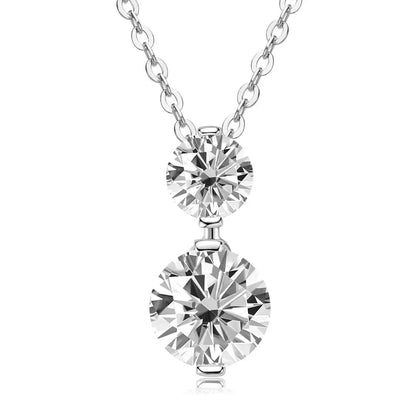 NANLUV Infinity Glow Moissanite Necklace