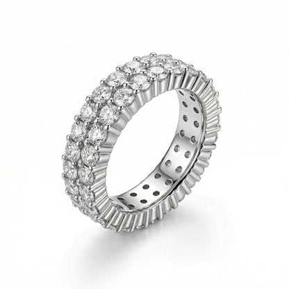NANLUV Éternelle Royale - Moissanite Eternity Band