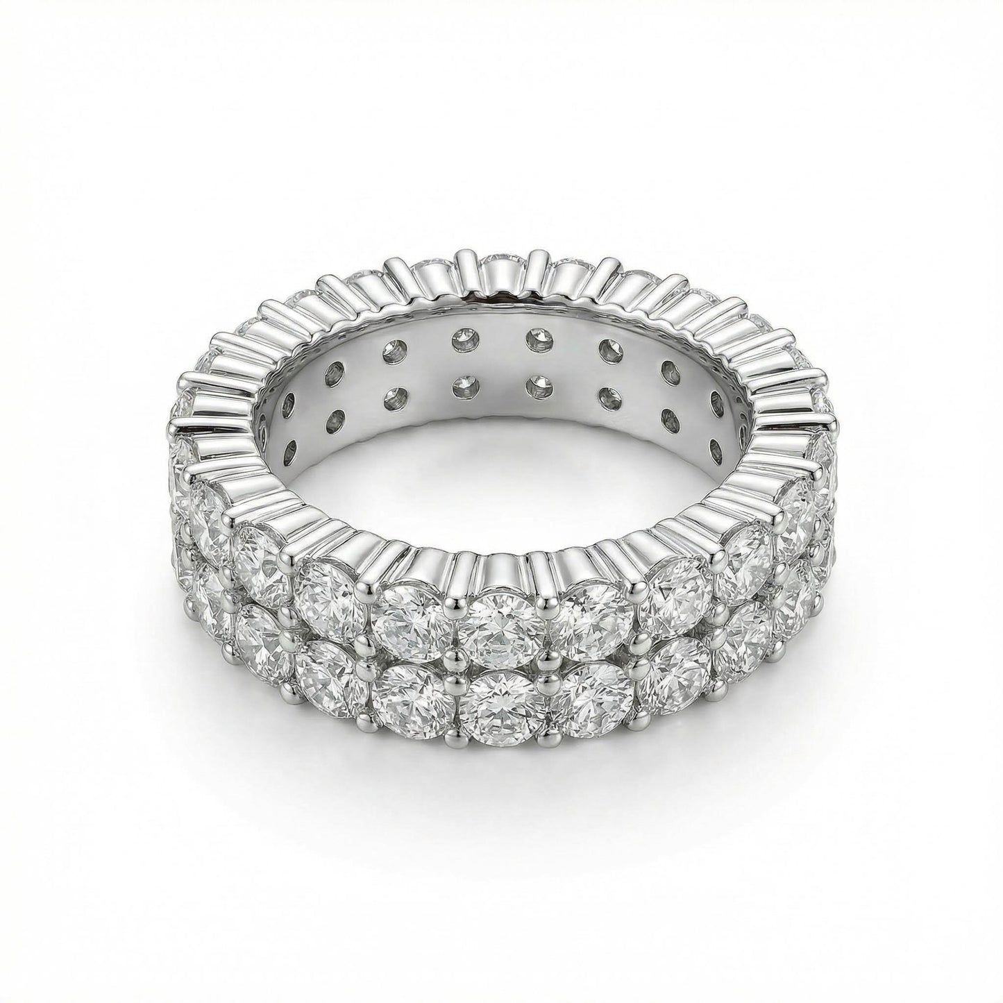 NANLUV Éternelle Royale - Moissanite Eternity Band