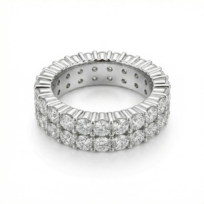 NANLUV Éternelle Royale - Moissanite Eternity Band