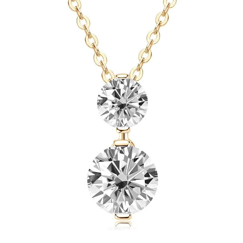 NANLUV Infinity Glow Moissanite Necklace