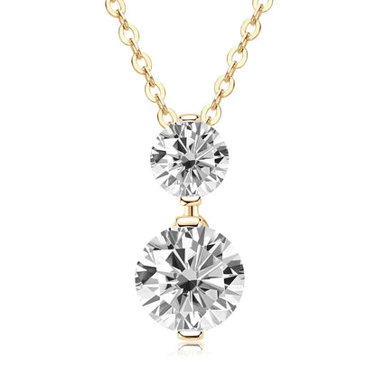 NANLUV Infinity Glow Moissanite Necklace