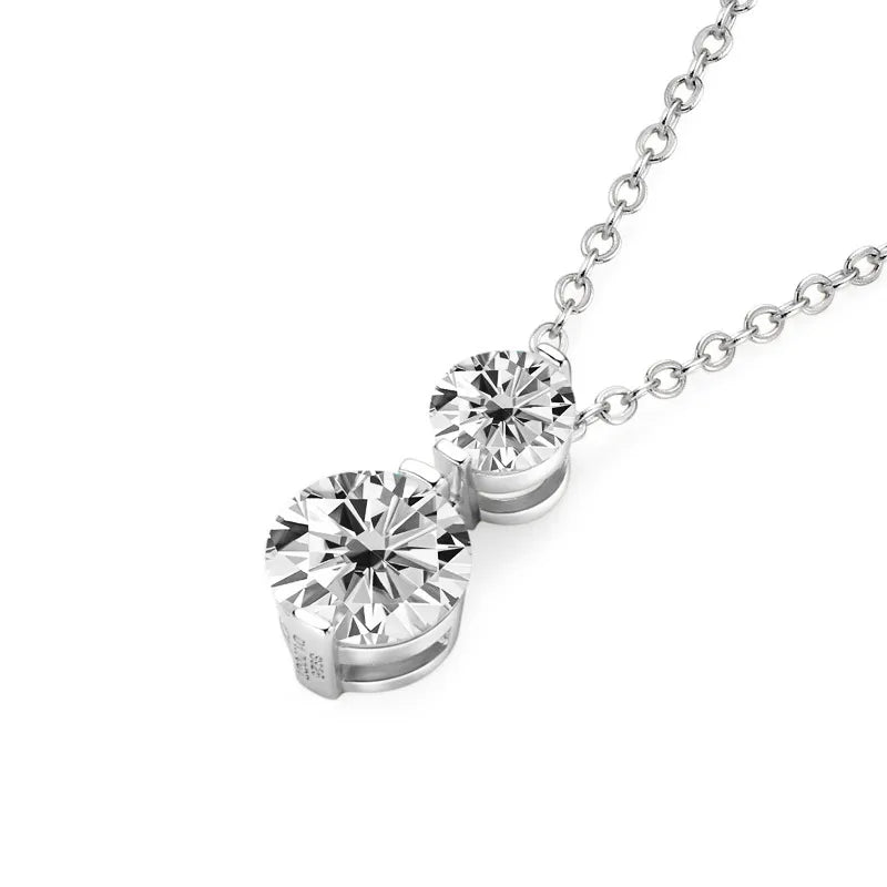 NANLUV Infinity Glow Moissanite Necklace