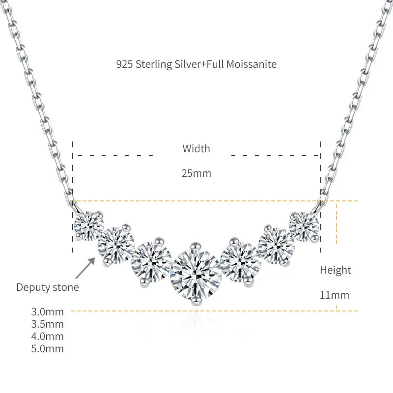 NANLUV Classic Moissanite Necklace
