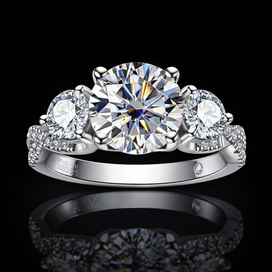 NANLUV Éternité Infinity Moissanite Ring – 4.25CTTW