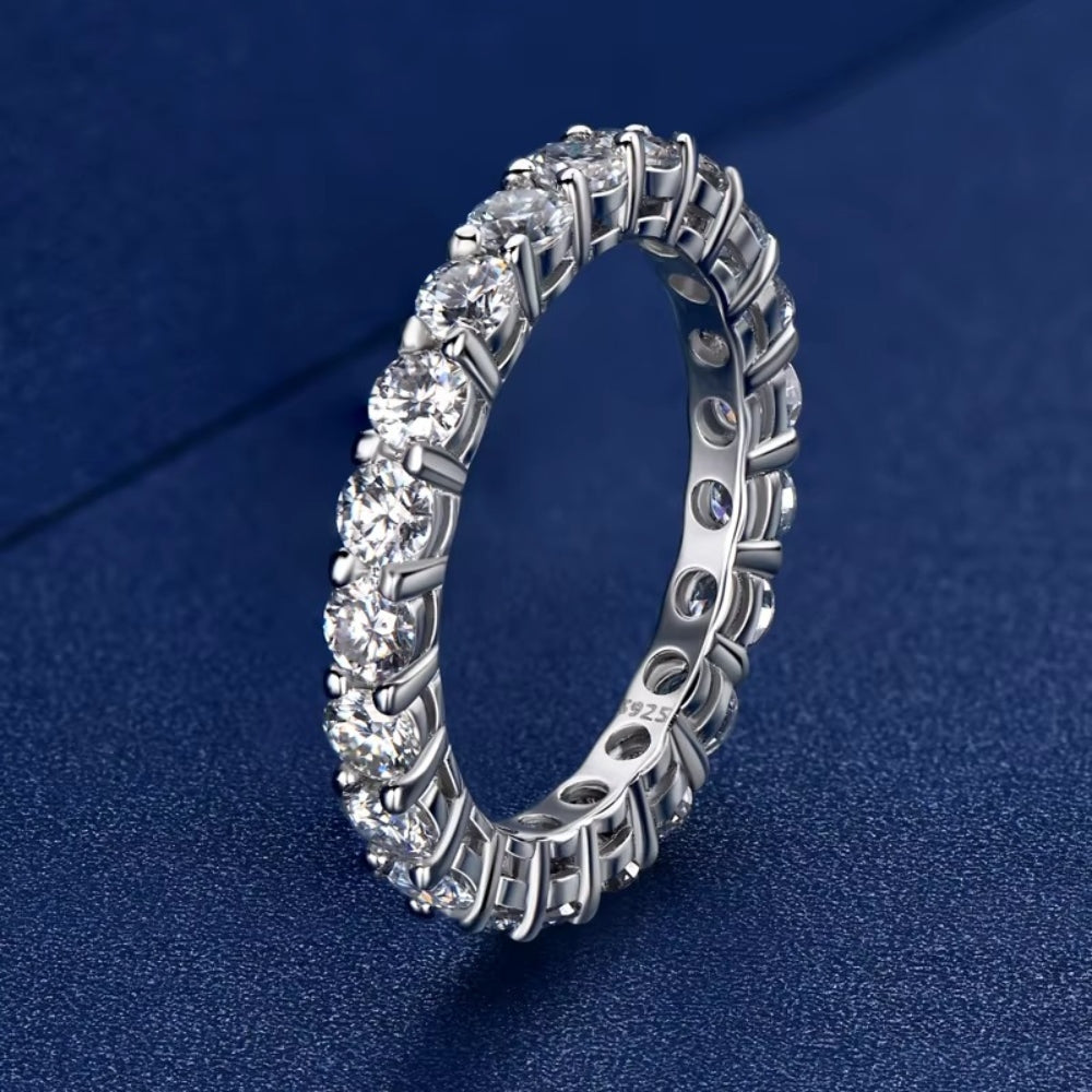 NANLUV Moissanite Eternity Band