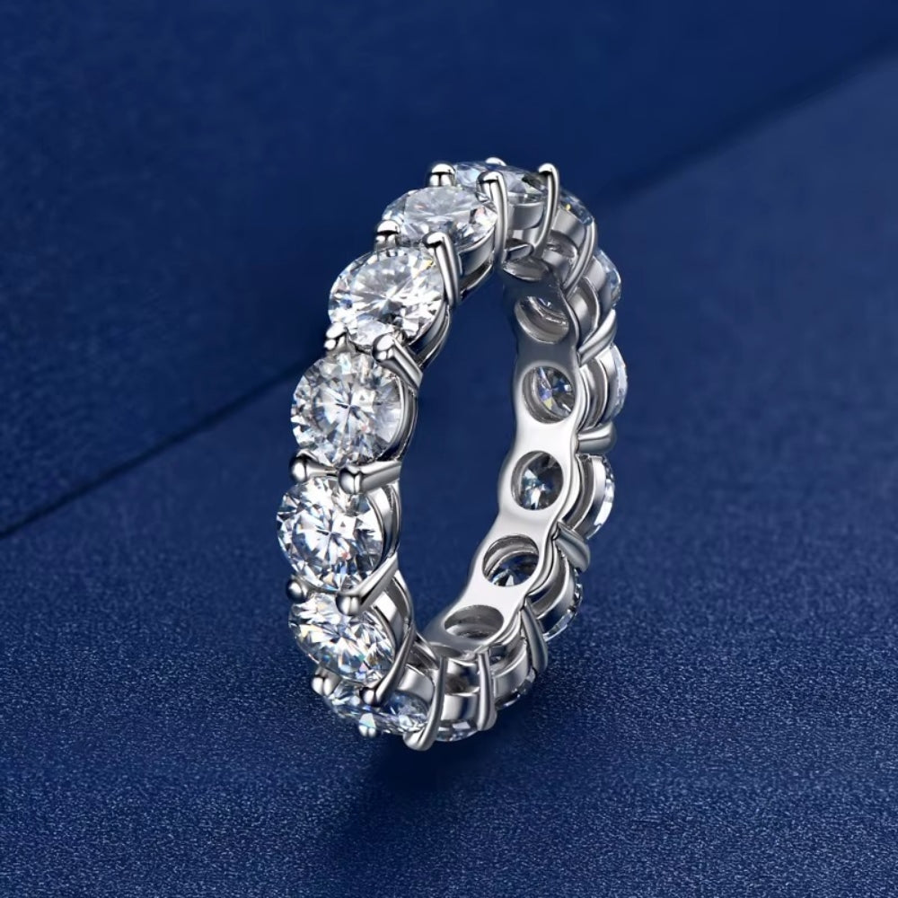 NANLUV Moissanite Eternity Band