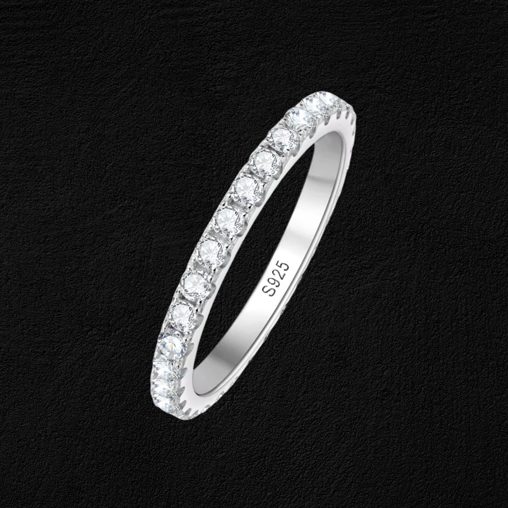 NANLUV Moissanite Eternity Band