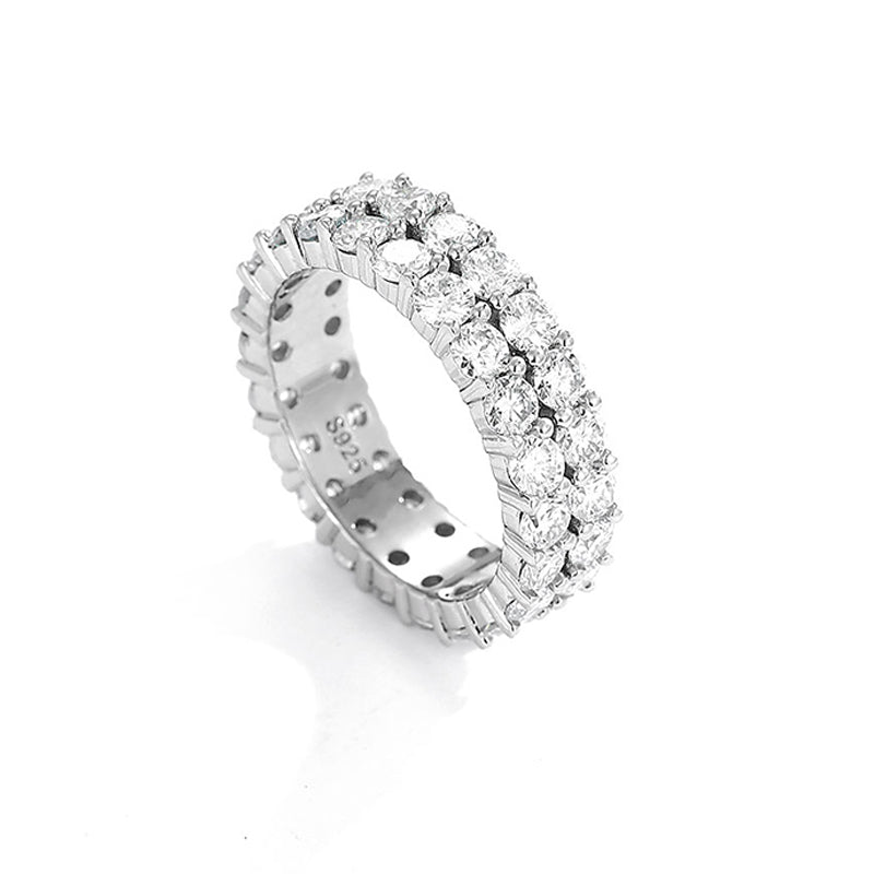 NANLUV Éternelle Royale - Moissanite Eternity Band