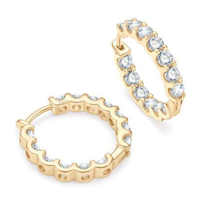 NANLUV Eterna Spark Moissanite Hoops