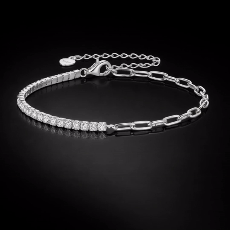 NANLUV Timeless Brilliance Moissanite Bracelet
