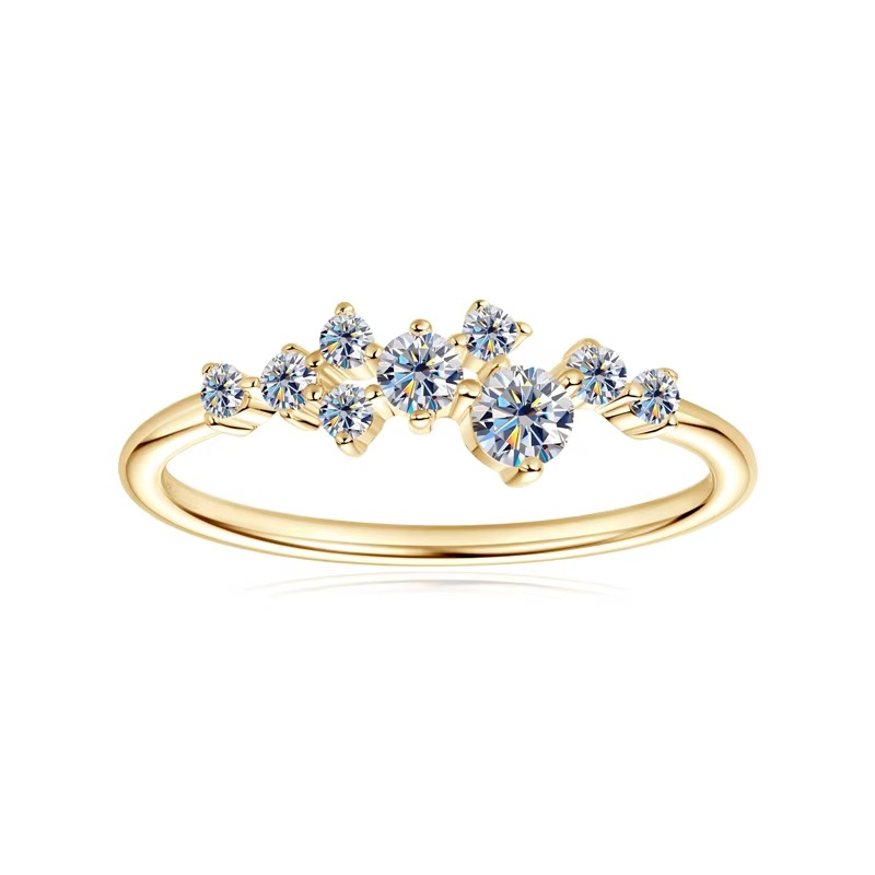 NANLUV Celestia Bloom Moissanite Ring