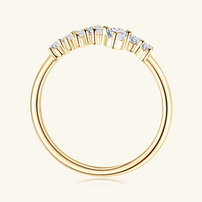 NANLUV Celestia Bloom Moissanite Ring