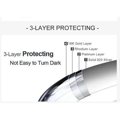 NANLUV L’Impératrice Oval Pavé Moissanite – 2CT